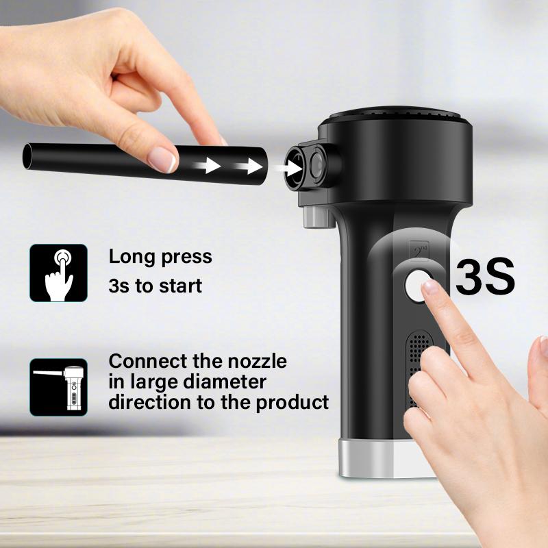 Electric Air Duster chargeable,Compressed Air Cans USB,Cordless Air Blower Cleaning Dust,Laptop Cleaner, Computer PC Canned Air