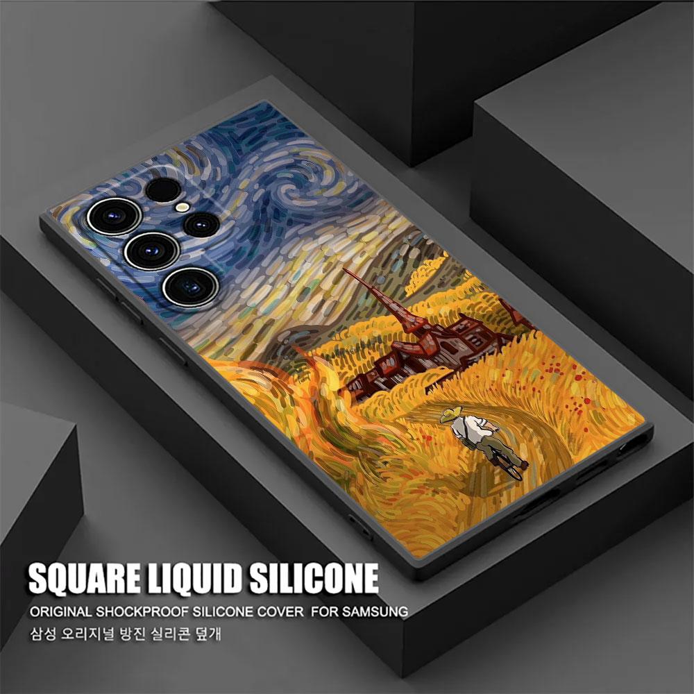 Interessante Custodia Arte di Van Gogh S26Ultra per Samsung Galaxy S26 S25 S24 S23 S20 S21 FE S22 Ultra S26 Plus 5G Custodia Morbida per Telefono