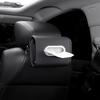 Porta Fazzoletti per Auto, Copertura Scatola Fazzoletti in Pelle PU per Sedile Posteriore Auto, Perfetto per l'Organizzazione e gli Usi Quotidiani