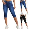 Dámské Skinny Trend Roztrhané Ležérní Módní Džíny s Úzkou Nohavicí