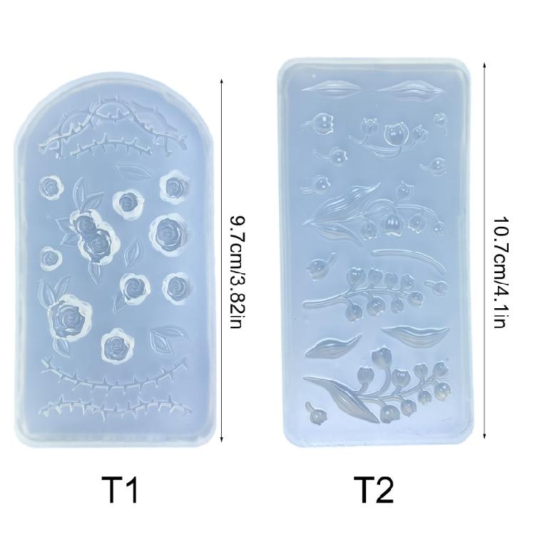 User Friendly Mold for Artistic Rose Flower Creation Resin Mold for Project
