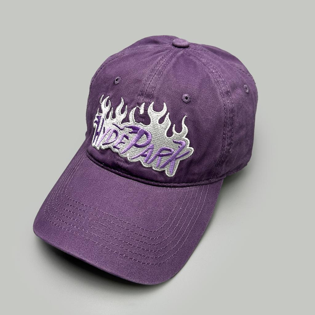 American Retro Letter Flame Embroidery Simple Baseball Hats New Men Women Sunshade Personal Versatile Fashion Ins Peaked Caps