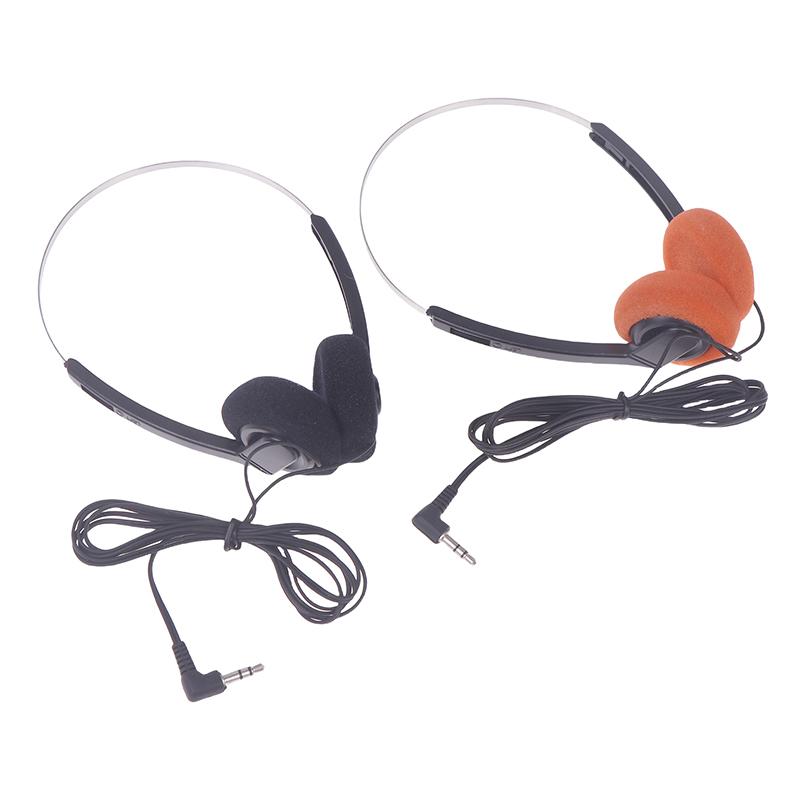 Fashion Classic Underwire Headphone Music Mp3 Walkman Portable Wired Small Headphones Sports Photo Props