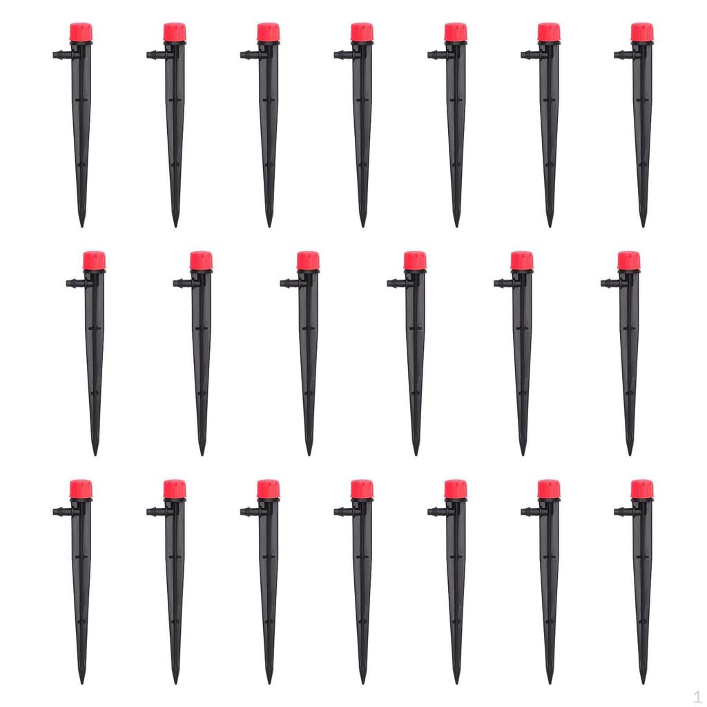 20Pcs Degree Water Flow Irrigation Drippers Lightweight Micro Spray Sprinkler
