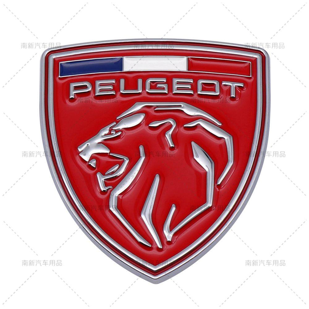 Emblème Métallique d'Aile Latérale de Voiture Badge Lion pour Coffre Arrière pour Peugeot GT LINE 107 308 306 106 Rifter 206 208 307 407 3008 207 2008 508