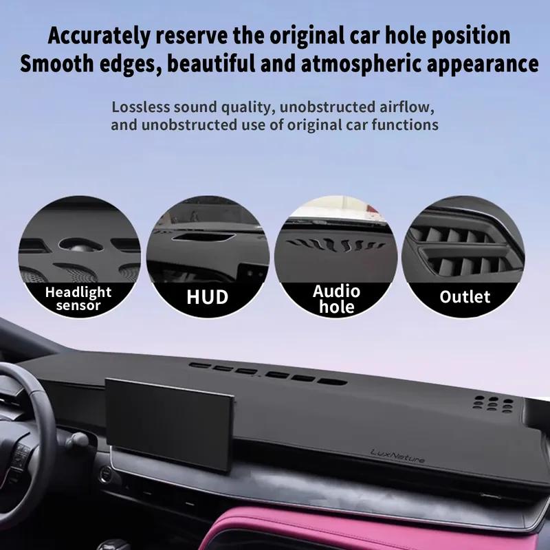 Fit for Nissan Kicks 2025 2026 Dashmat Dashboard Cover Pad Protective Carpet Car Accessories DashMat Sunshade