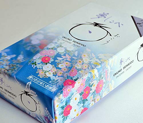 Низкодымные благовония, Okuno Seimeido Yumeshirube  Аромат Гардении  Большой набор [Меньше дыма] Эфирное масло Практичные благовония для подношений Сад Гардении
