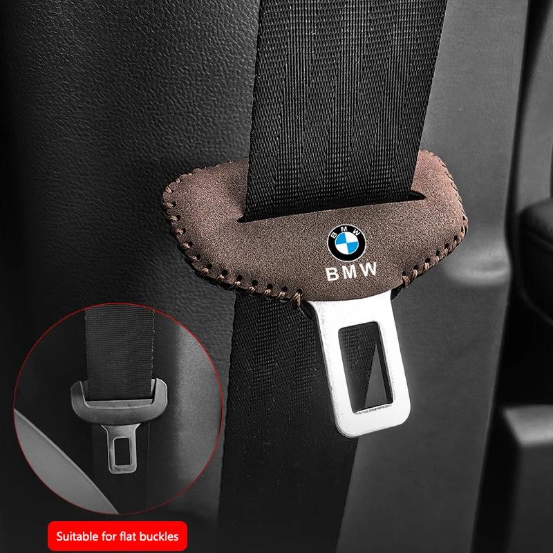 

Hot 2025 2pcs Car Seat Belt Cover Clip Anti-scratch Buckle Protective Cover For BMW X3 X5 M5 M3 E46 E90 E60 F10 E39 F30 E36 G30