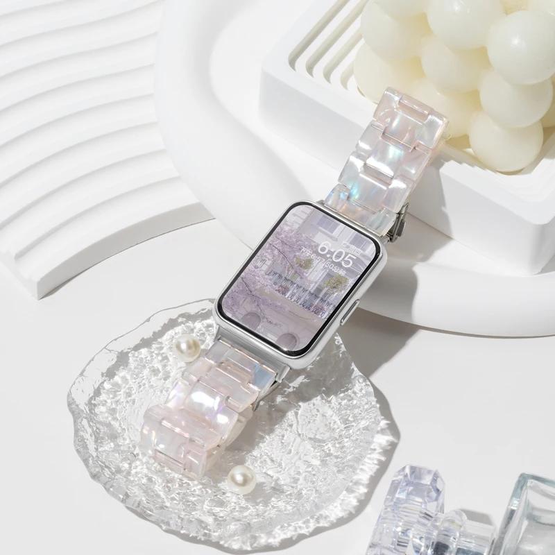 Harzarmband für Samsung Galaxy Fit 3 Uhrenarmband Correa Armband Kompatibel mit Galaxy Fit 3 Armband Zubehör