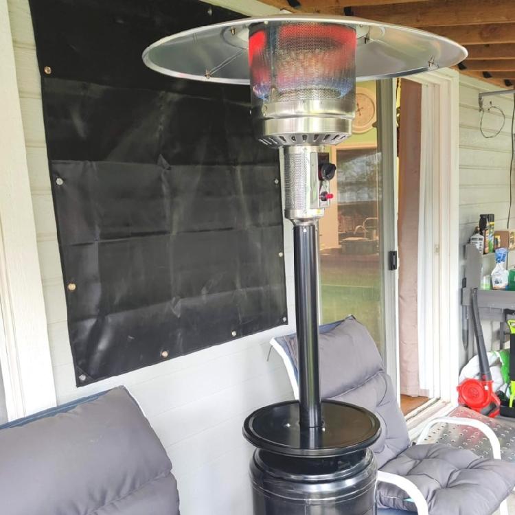 Feuerfeste Hitzeschutzmatten für Außen-Grills Hitzeschutzmatten Feuerfeste Zaumabdeckung Hinter Grills Hitzeschutzmatten Langlebig