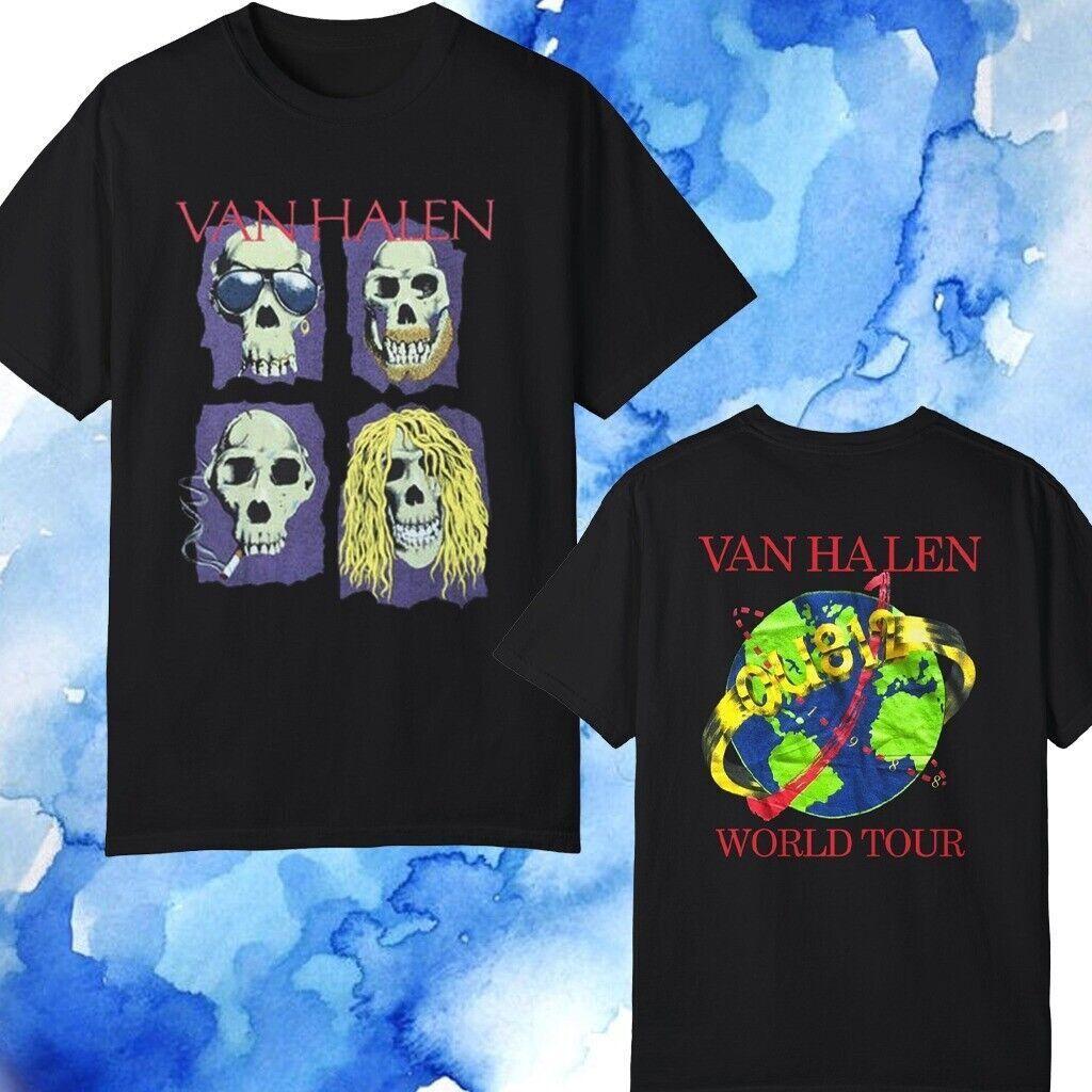 Van Halen OU812 Album Rock Music T-shirt Black Gift Fans S-5XL S