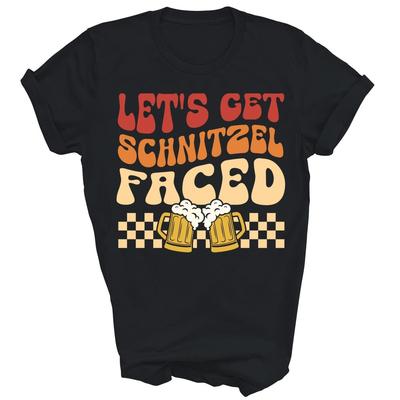 Let's Get Schnitzel Faced German Beer Oktoberfest Unisex Shirt Gift