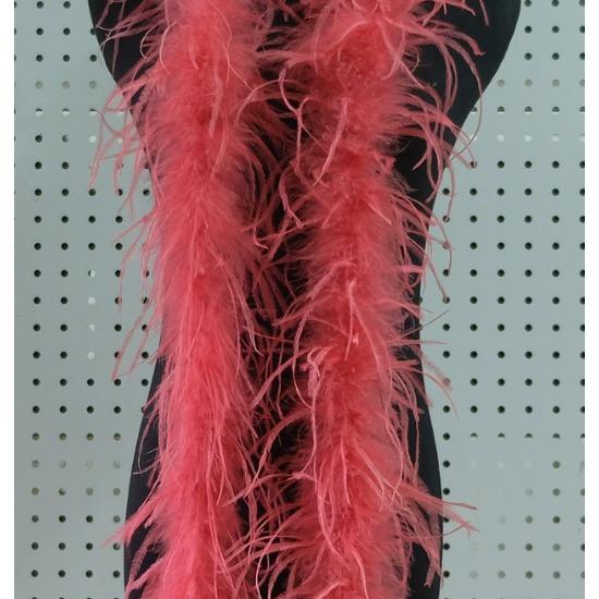 Blue 1PLY Natural Ostrich Feather Boa Fluffy Plume Ribbon Shawl DIY Sewing Trim for Wedding Christmas Party Dress Costume Accessories