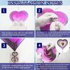 360° Heart Wind Spinner Outdoor Yard Garden Hanging Home Garden Decor