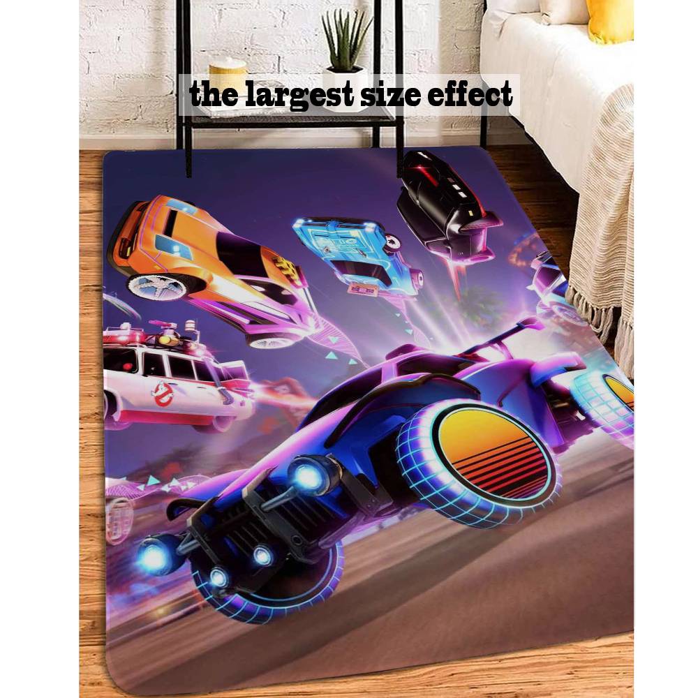 Rocket League Game Floor Mat Rectangle Anti-slip Home Soft Badmat Front Door Indoor Outdoor Mat Welcome Doormat 40cm x 60cm