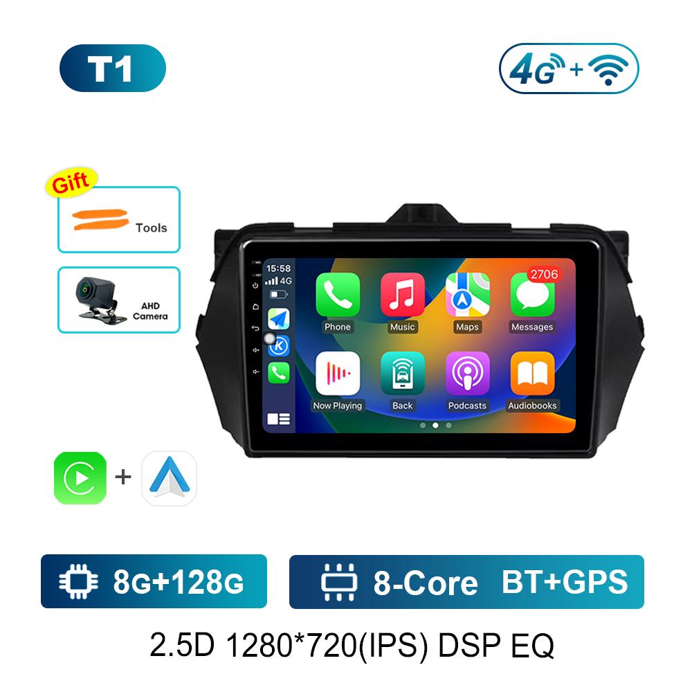 For Suzuki Alivio Ciaz 2014 - 2019 HD Touch Screen GPS Navigation Android Car Radio Multimedia Video Player 4G WiFi Bluetooth