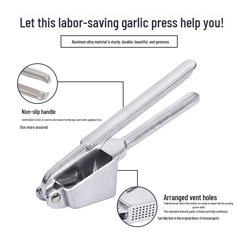 Lilang Multifunctional Aluminum Alloy Garlic Press
