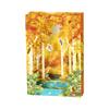 Sanrio Message Forest Paper JAU 502197 Card, Autumn, Animals, & Other, 7-5,