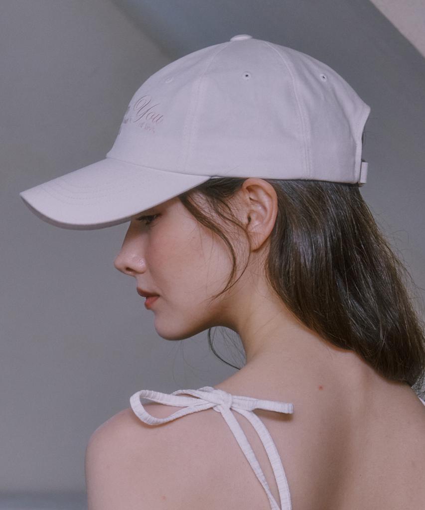 LULUCHOU Crush Ball Cap - White