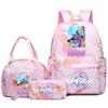3Pcs/set Anime Demon Hunters Printed Backpack Handbag Pencil Case for Teenager Student Bookbag Schoolbag Women Large Capacity Waterproof Bag