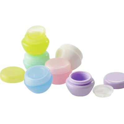 8 Pcs/Lot Candy Colors Portable Storage Bottle Travel Cosmetics  Toiletries Repacking Box Plastic Seal Ointment Case Cream Conta