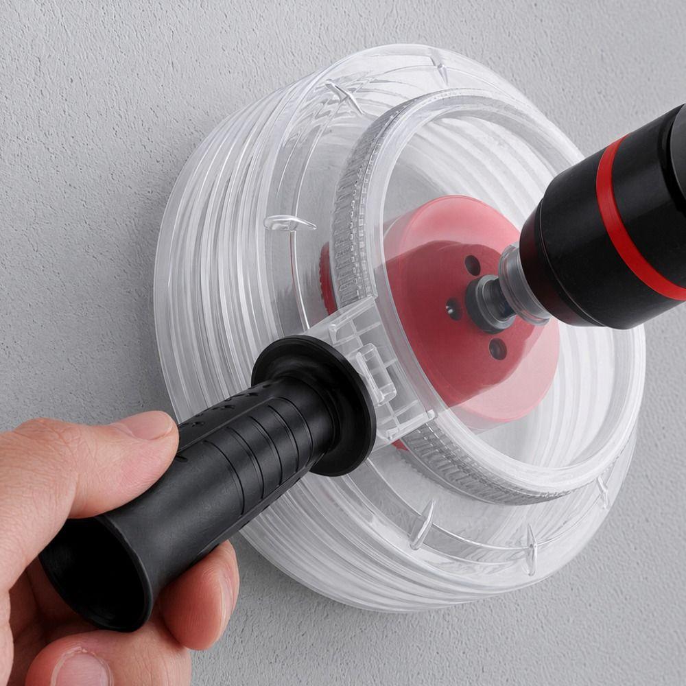 Multi Functional Dust Collector Dustproof Drill Storage Box Dust Cover Wall Drilling