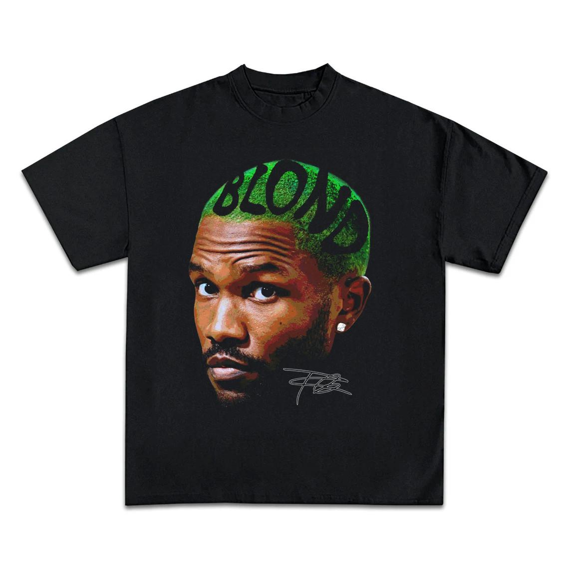 Frank Ocean Blonde Album unisex Black All Size Shirt KH1273 L