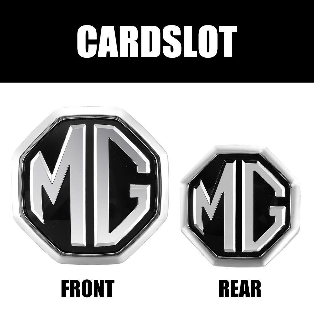 1/2 stuks Voor Morris Garages MG MG6 Auto Motorkap Voor Motorkap Grille Embleem Cover Achter Embleem Decoratie Sticker Auto Refit Accessoires