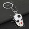 New Model Football Keychain, Colorful Baseball Cap, Alloy Imitation Football Player Keychain, World Cup Bag Pendant, Hanging Piece