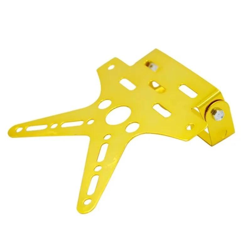 1pcs for Motorcycle Rear License Plate Frame Motorbike Scooter Number Plate Holder 5 Colors Electroplate Aluminum Alloy New
