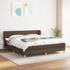 3126656 vidaXL Divan Bed with Mattress Dark Brown 160x200 Cm