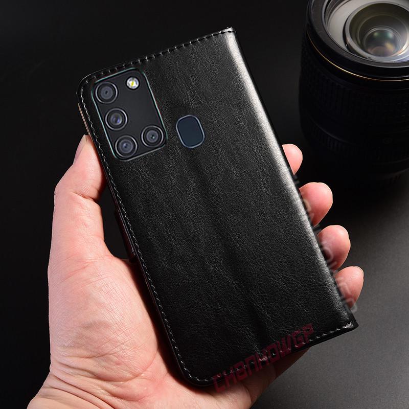 Magnetic Leather Book Flip Case For Samsung Galaxy A21S A51 A71 A01 A11 A21 A31 A41 A81 A91 M30S M60S M80S M01 M11 M21 M31 M41 M31 5G Soft Cover