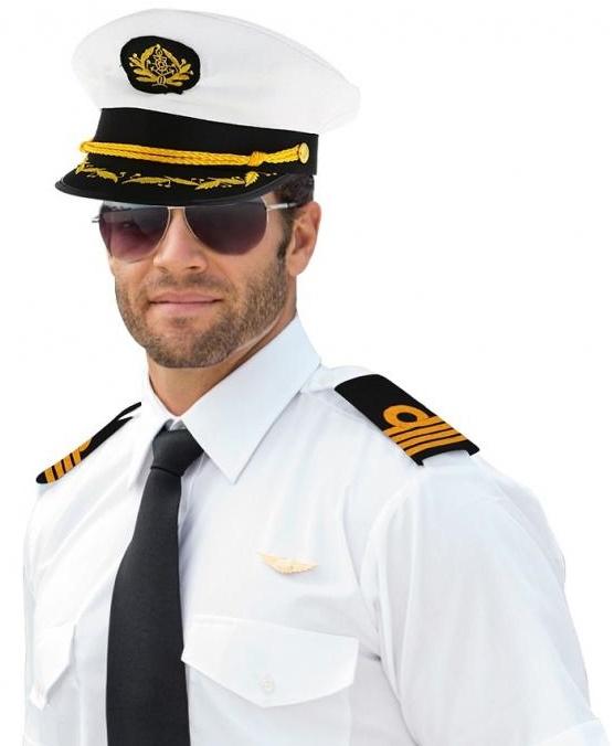 Sailor' Cap with Epaulets Ship Captain
