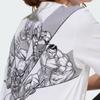 Adidas Marvel T-Shirt Logo Round Neck Pullover Short Sleeve Kids tops White JF3636