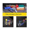 Car Boot Net Bag Car Luggage Net Universal Boot Net Protective Net Elastic Boot Storage Net With Velcro Fastening For Car / Suv Made Of Nylon Pack Of