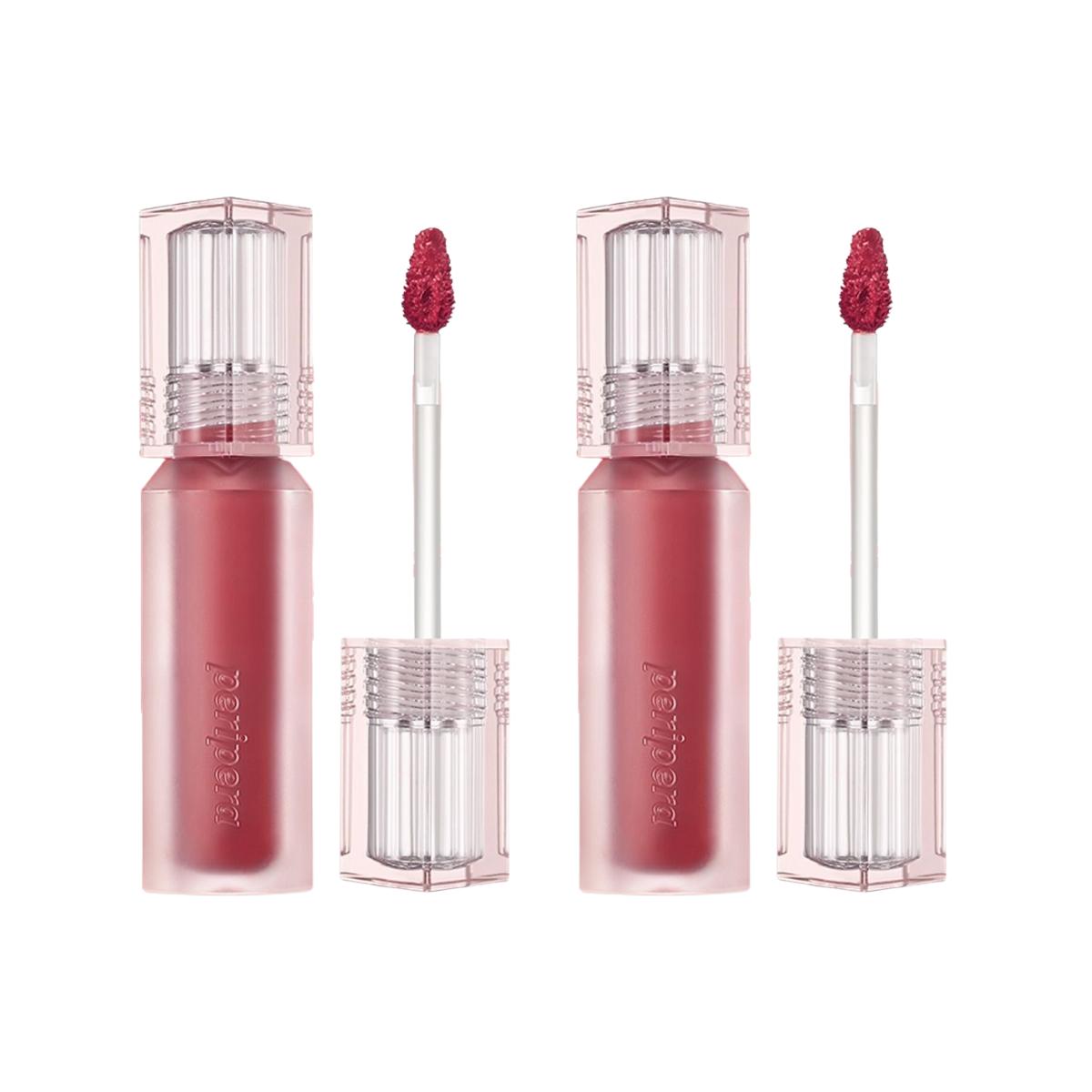 Peripera Water Bare Tint #005 Vitality Leisure, 3,7 г (2EA) - Легкий увлажняющий набор тинтов для губ
