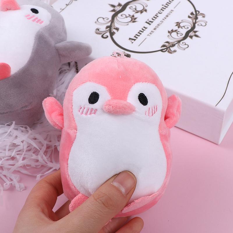 Lovely 12CM Penguin Stuffed Plush Toy Baby Kid's Gift Key Chain Plush Toy Doll