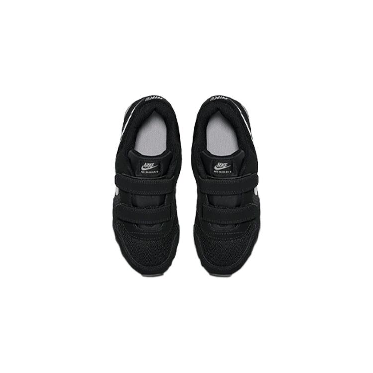 New Nike MD Runner 2 Slip Resistant Cushioning Low Top Kids' Running Shoes Black White Children Aged 3 7 Years Old 807317-001