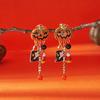 Creative Halloween Earrings For Women Zinc  Halloween Pumpkin Earrings Dangle Fashion Pumpkin Earrings Halloween Jewelry Gift