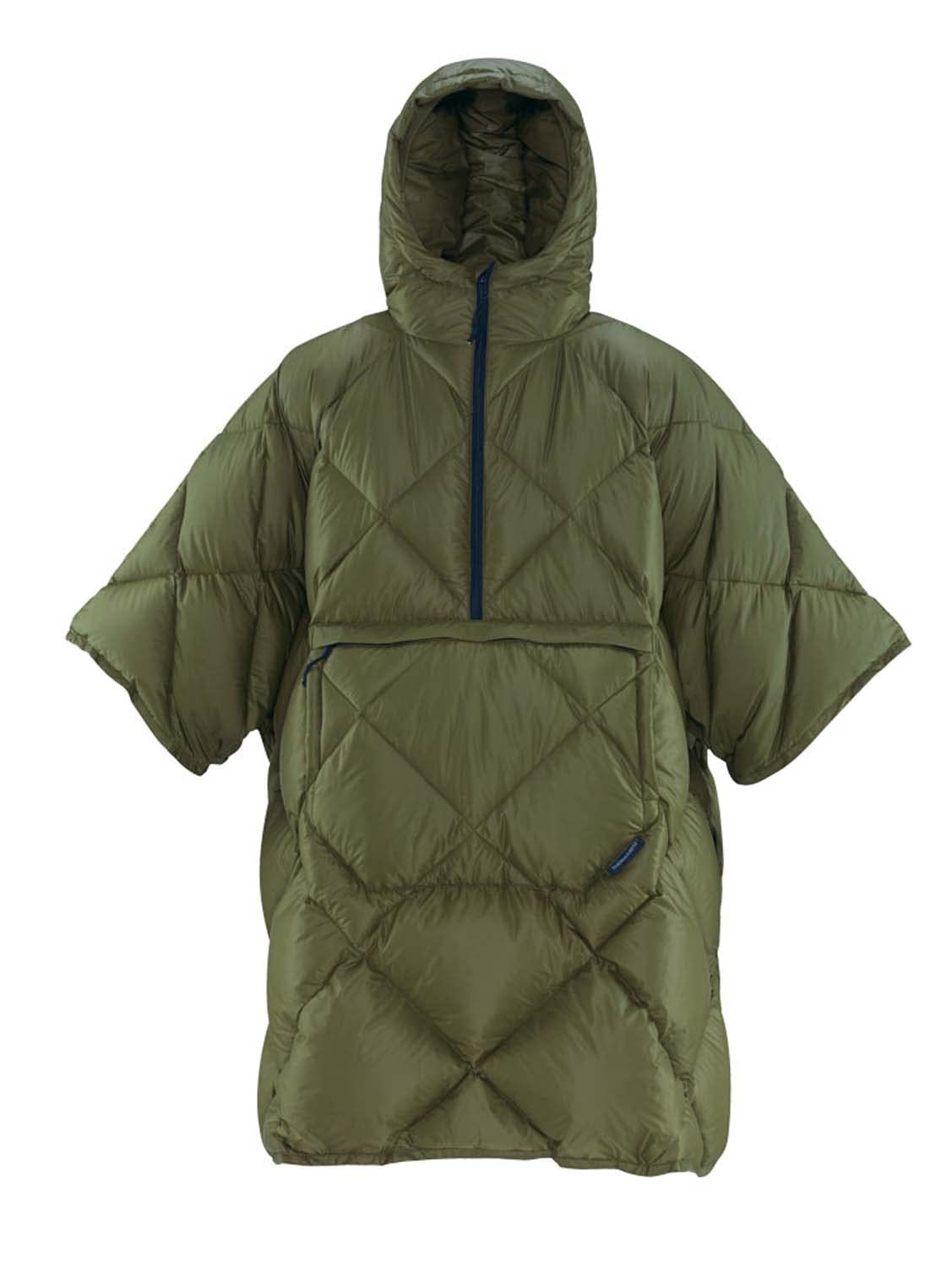 

THERMAREST Outdoor Camping Blanket Honcho Poncho Down Dark Olive Japanese 30334 [Official Product]