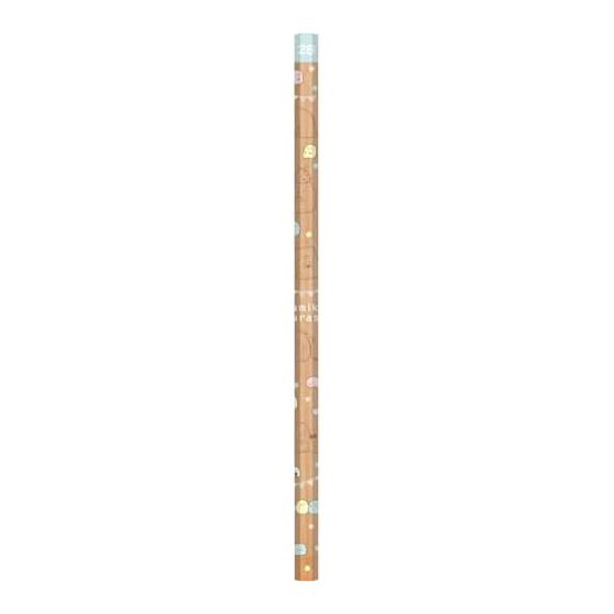 San-X Sumikko Gurashi Writing Pencils, Wooden Barrel, 2B, 1 Dozen, PH18702, Hexagonal Barrel, 12 Pieces, Japan