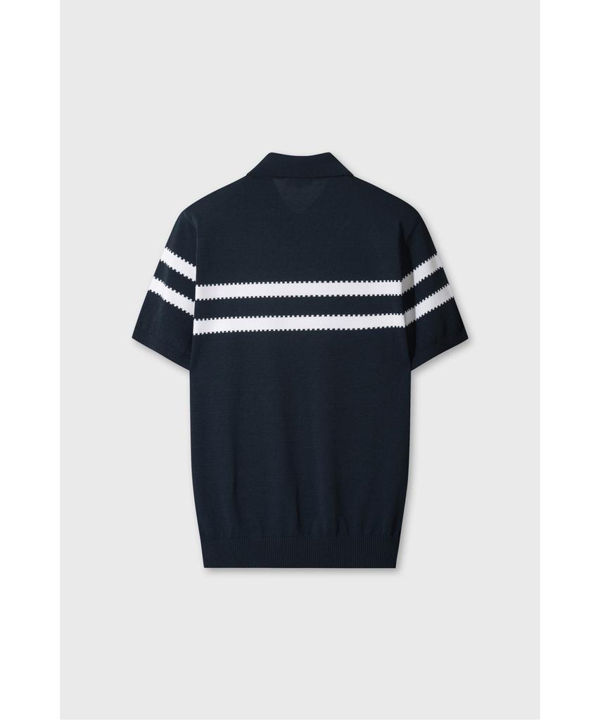 WAAC Men Waacky Stirpe Knit Polo Wmwaa26604Nyx