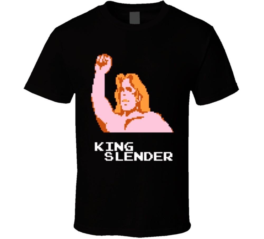 Nintendo Nes Pro Wrestling King Slender Video Game T Shirt Unisex T-Shirt XL