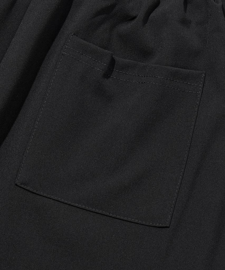 AGOD Wide Banding Slacks [Black]