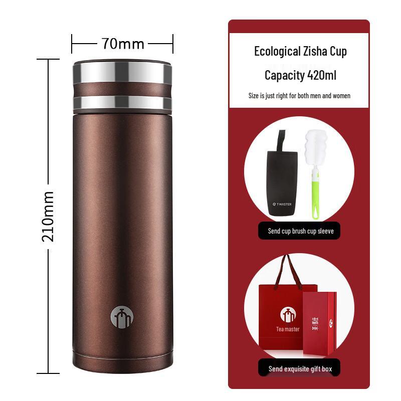 Fuguang Zisha Insulated Tea Mug
