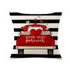 New Valentine's Day Pillow Nordic Love Cushion Pillow Cover Hand-painted Printed Pillow Sofa Bedside Cushion Cover