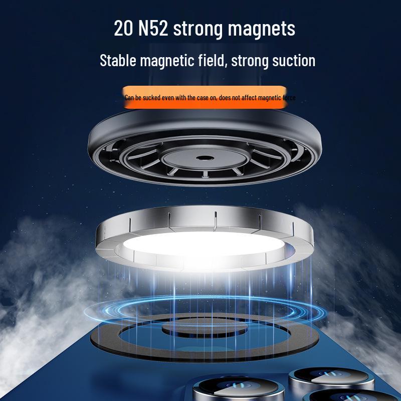 Magnetic Magsafe Car Phone Holder with Vent and Suction Cup