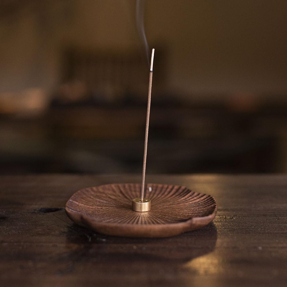 Bombinate Incense Holder, Koi (Carp) Lotus Design, Stylish Incense Burner for Buddhist Altars, Cute Incense Burner