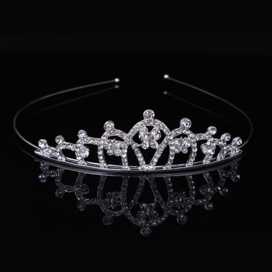 Lovely Crown Rhinestone Kids Girl Princess Tiara Headband Dancing Party Headwear