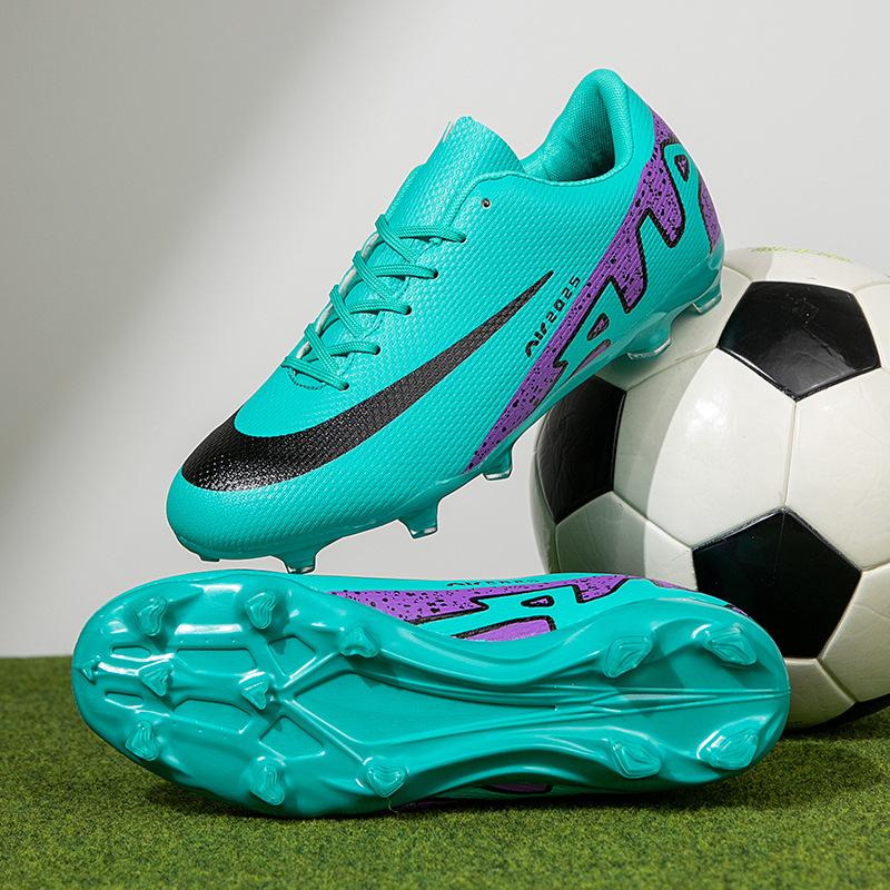Large Size 46 Men's Football Shoes Men's and Women's Teenage Students' Broken Nails AG Spikes Competition Training Sports Shoes Boys